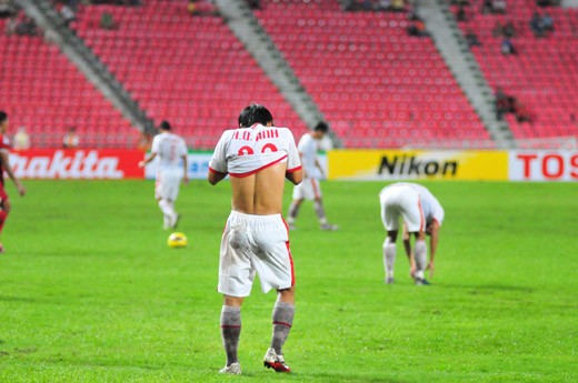 Kết thúc trận đấu, tuyển Việt Nam bị Myanmar cầm hòa 1-1.